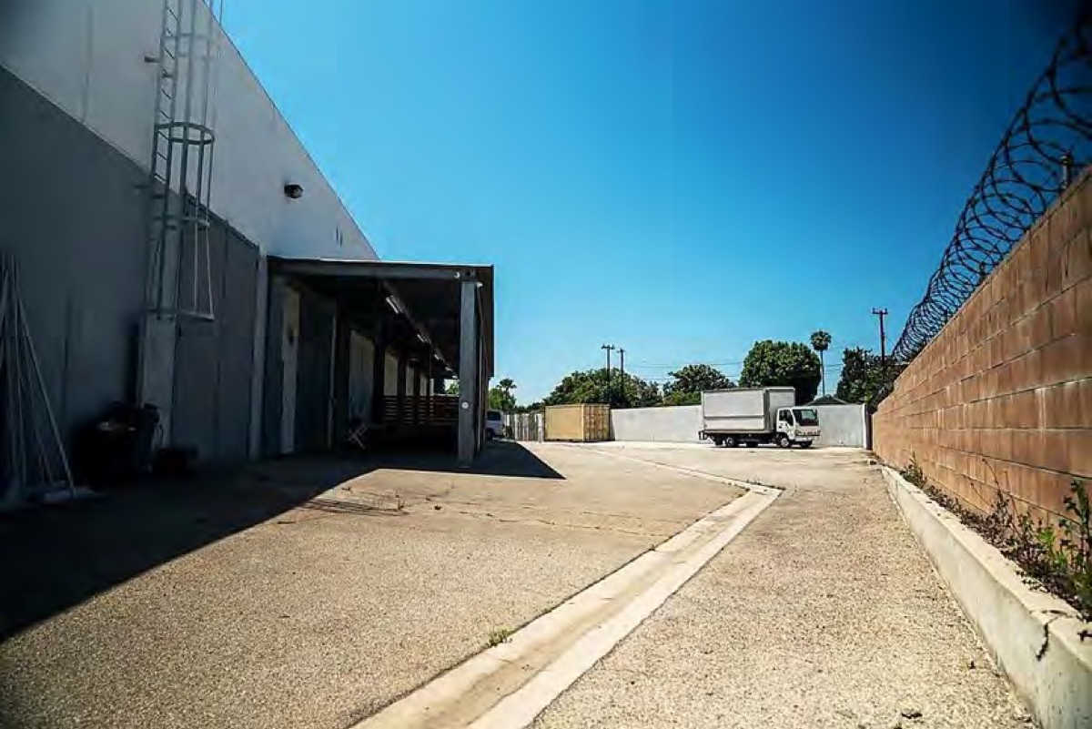 Production parking in the side lot